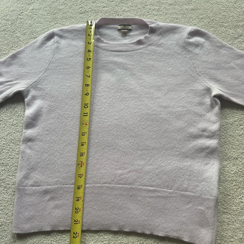 J. Crew Light Purple Cashmere Sweater - Picture 4 of 6